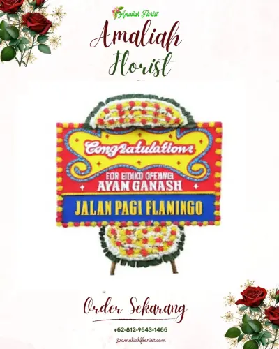 Bunga Papan Congratulation di Turangga